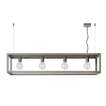 ORIS Szara 4xE27 Lampa wisząca