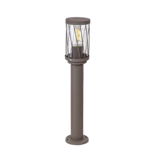 BUDAPEST 8889 Brązowa wys. 50cm. E27 IP44 Lampa ogrodowa stojąca