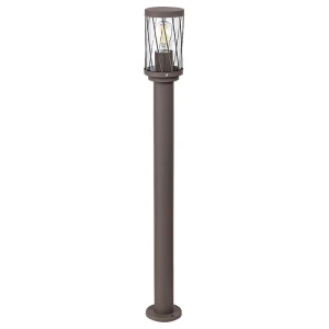 BUDAPEST 8890 Brązowa wys. 80cm. E27 IP44 Lampa ogrodowa stojąca