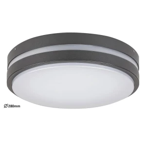 HAMBURG LED 12W śr. 28cm. IP44 4000K Plafon zewnętrzny