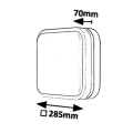 Plafon zewnętrzny HAMBURG LED 12W szer. 28,5cm. IP44 4000K Rabalux 8850  5998250388502 lampynox noxbox www.lampynox.pl 7.jpg