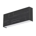 Kinkiet zewnętrzny MARIBOR Czarny LED 12W IP65 4000K Rabalux 8873  5998250388731 lampynox noxbox www.lampynox.pl 1.jpg