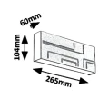Kinkiet zewnętrzny MARIBOR Czarny LED 12W IP65 4000K Rabalux 8873  5998250388731 lampynox noxbox www.lampynox.pl 5.jpg