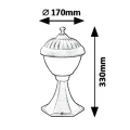 Lampa zewnętrzna stojąca MODESTO wys. 33cm. E27 IP44 Rabalux 7675  5998250376752 lampynox noxbox www.lampynox.pl 4.jpg