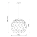 Lampa wisząca OTONA Biała śr. 40cm. E27 Lucide 214094031  5411212210791 lampynox noxbox www.lampynox.pl 6.jpg