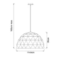 Lampa wisząca OTONA Biała śr. 60cm. 3xE27 Lucide 214096031  5411212210838 lampynox noxbox www.lampynox.pl 6.jpg