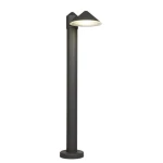 CONE Antracyt LED 12W wys. 80cm. IP54 4000K Lampa ogrodowa stojąca