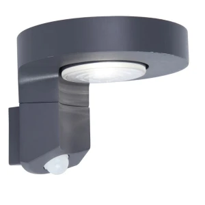 DISO LED 2W bateria solarna, czujnik ruchu PIR IP44 4000K Kinkiet zewnętrzny