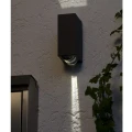 Kinkiet zewnętrzny EVANS Antracyt LED 6W góra-dół IP54 4000K Lutec 5186202118  4250294303165 noxbox lampynox www.lampynox.pl 2.jpg