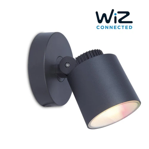 Kinkiet zewnętrzny regulowany sterowany aplikacją WIZ EXPLORER LED 7W RGB 2700-6500K IP54 Lutec 6609204118  6939412047010 noxbox lampynox www.lampynox.pl 1.jpg