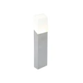 Lampa ogrodowa stojąca FLAT Srebrny LED 8W wys. 45cm. IP44 3000K Lutec 7005201001  6939412076508 noxbox lampynox www.lampynox.pl 2.jpg