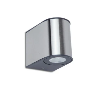 GEMINI Srebrny LED 2x4,5W IP54 4000K Kinkiet zewnętrzny Lutec 5189002118