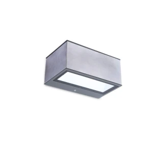 GEMINI Srebrny LED 2x5,5W IP54 4000K Kinkiet zewnętrzny Lutec 5189103118