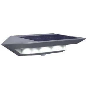 GHOST srebrnoszary LED 2W solarny z czujnikiem ruchu PIR IP44 4000K Kinkiet zewnętrzny Lutec 6901401337