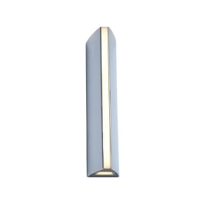 LEO Srebrny LED 14W IP54 3000K Kinkiet zewnętrzny Lutec 5192701118
