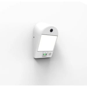 MIMO Biały LED 18W kamera, czujnik ruchu PIR, audio IP54 3000K Kinkiet zewnętrzny Lutec 5194901053