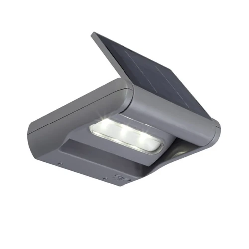 Kinkiet zewnętrzny z ruchomą głowicą, zasilany baterią słoneczną MINI LEDSPOT Antracyt LED 1W IP44 4000K Lutec 6914401000  6939412027708 noxbox lampynox www.lampynox.pl 1.jpg