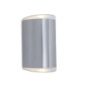 Kinkiet zewnętrzny PATH Srebrny mat LED 2x7,5W IP54 3000K Lutec 5605701112  6939412041605 noxbox lampynox www.lampynox.pl 1.jpg