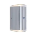 Kinkiet zewnętrzny z czujnikiem ruchu PIR PATH Srebrny mat LED 2x8W IP54 3000K Lutec 5605702112  6939412041704 noxbox lampynox www.lampynox.pl 1.jpg
