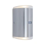 PATH Srebrny mat LED 2x8W z czujnikiem ruchu PIR IP54 3000K Kinkiet zewnętrzny Lutec 5605702112
