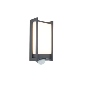 QUBO LED 13W IP54 z czujnikiem ruchu PIR 3000K Kinkiet zewnętrzny Lutec 5193002118