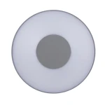 UBLO Srebrny mat LED 8W śr. 19cm. IP54 3000K Lampa zewnętrzna natynkowa Lutec 6348102112