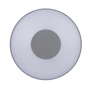 UBLO Srebrny mat LED 8W śr. 19cm. IP54 3000K Lampa zewnętrzna natynkowa Lutec 6348102112