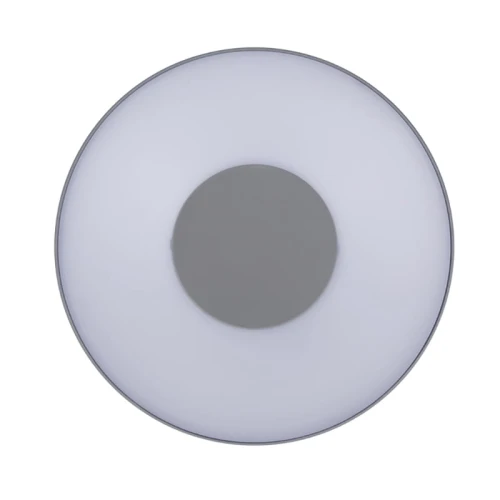 Lampa zewnętrzna natynkowa UBLO Srebrny mat LED 8W śr. 19cm. IP54 3000K Lutec 6348102112  6939412028002 noxbox lampynox www.lampynox.pl 1.jpg