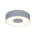 Lampa zewnętrzna natynkowa UBLO Srebrny mat LED 8W śr. 19cm. IP54 3000K Lutec 6348102112  6939412028002 noxbox lampynox www.lampynox.pl 2.jpg