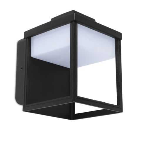 Kinkiet zewnętrzny ZOE Czarny mat LED 9W IP54 3000K Lutec 5240101012  6939412043609 noxbox lampynox www.lampynox.pl 1.jpg