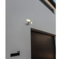 Naświetlacz podwójny z czujnikiem ruchu PIR ARC Biała satyna LED 19W IP54 5000K 7632201053  6939412042800 noxbox lampynox www.lampynox.pl 2.jpg