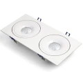 Oprawa podtynkowa STILLO SQ DUE 2x15W 3000K Biała OXYLED DL215 36 3K S biały  5902701451080 lampynox noxbox www.lampynox.pl 1.jpg
