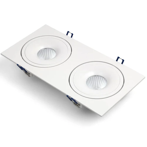 Oprawa podtynkowa STILLO SQ DUE 2x15W 3000K Biała OXYLED DL215 36 3K S biały  5902701451080 lampynox noxbox www.lampynox.pl 1.jpg