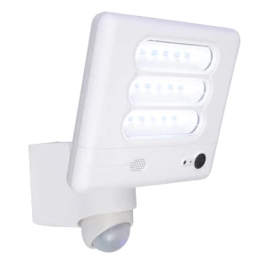 ESA Biały LED 25W, Kamera HD, Czujnik ruchu PIR, IP54 5000K Naświetlacz Lutec 7625501053