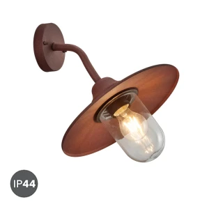 BRENTA Rdzawa Miedż E27 IP44 Kinkiet zewnętrzny Trio 201760124 ( Od ręki dostępne 4 szt. Wysyłka 24h. )