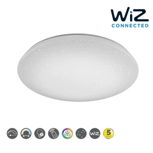 CHARLY LED 27W sterowany aplikacją WIZ śr. 50cm. Efekt gwiaździsty RGB 3000-5500K Plafon Trio 656010100