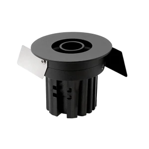 ATONO Czarna LED 9W CRI>90 3000K Home&Decor Oprawa punktowa podtynkowa Oxyled 457181