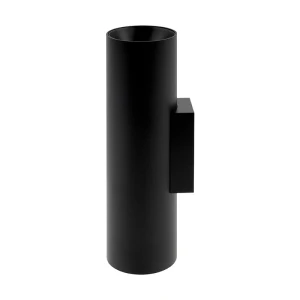 CROSTI BERRA Czarna góra-dół 2xGU10 IP20 Home&Decor Kinkiet ścienny Oxyled 459314