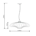 Lampa wisząca JELLA Szary satynowy sr. 73cm Lucide 764627351  5411212760999 lampynox noxbox www.lampynox.pl 6.jpg