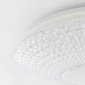 Lampa sufitowa LUCIAN Biała LED 32W Barwa światła zmienna 3000-6000K RGB ściemnialna z pilotem z tylnym podświetleniem Brilliant G97048/05 | 4004353360015 noxbox lampynox www.lampynox.pl
