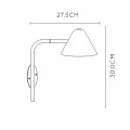 Kinkiet DEVON LED Czarny 3W 3000K Lucide 202150530  5411212201836 lampynox noxbox www.lampynox.pl 5.jpg