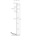 Lampa podłogowa TYCHO Czarna 4xG9 Lucide 457740430  5411212450999 lampynox noxbox www.lampynox.pl 6.jpg