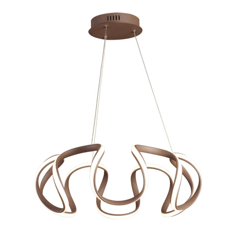 Lampa wisząca DOUGLAS Brąz LED 38W 4000K APETI A0005-311 | 5906714871347 noxbox lampynox www.lampynox.pl