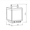 Lampa dekoracyjna zewnętrzna LED CLAIRETTE LUCIDE 288620630  5411212281111 lampynox noxbox www.lampynox.pl 9.jpg