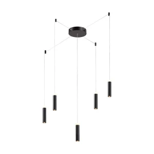 LIMAS Czarna LED ściemnialna 37W 3000K Brilliant Lampa wisząca G99148/06