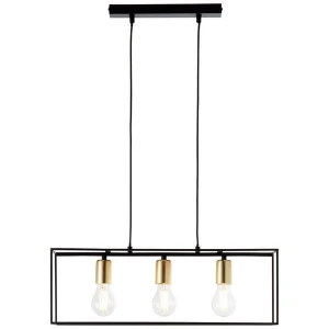 ARICA Czarna/mosiądz E27 Lampa wisząca Brilliant 92747/06