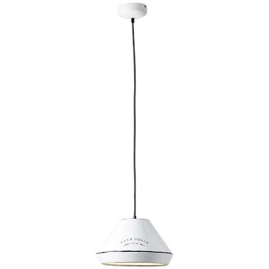GRAIN Biała E27 Lampa wisząca Brilliant 93786/05