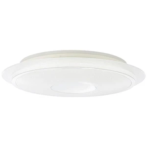 VIKTOR Biało-srebrna LED 32W Barwa światła zmienna 3000-6000K RGB ściemnialna z pilotem z tylnym podświetleniem Lampa sufitowa Brilliant G97039/58