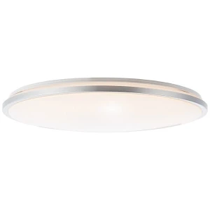 JAMIL Biała/srebrna LED 60W Barwa światła zmienna 3000-6000K ściemnialna z pilotem Lampa sufitowa Brilliant G97010/75