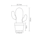 Lampka zewnętrzna IP44 CACTUS Biały LED Ściemnialny LUCIDE 138130231  5411212133915 lampynox noxbox www.lampynox.pl 11.jpg